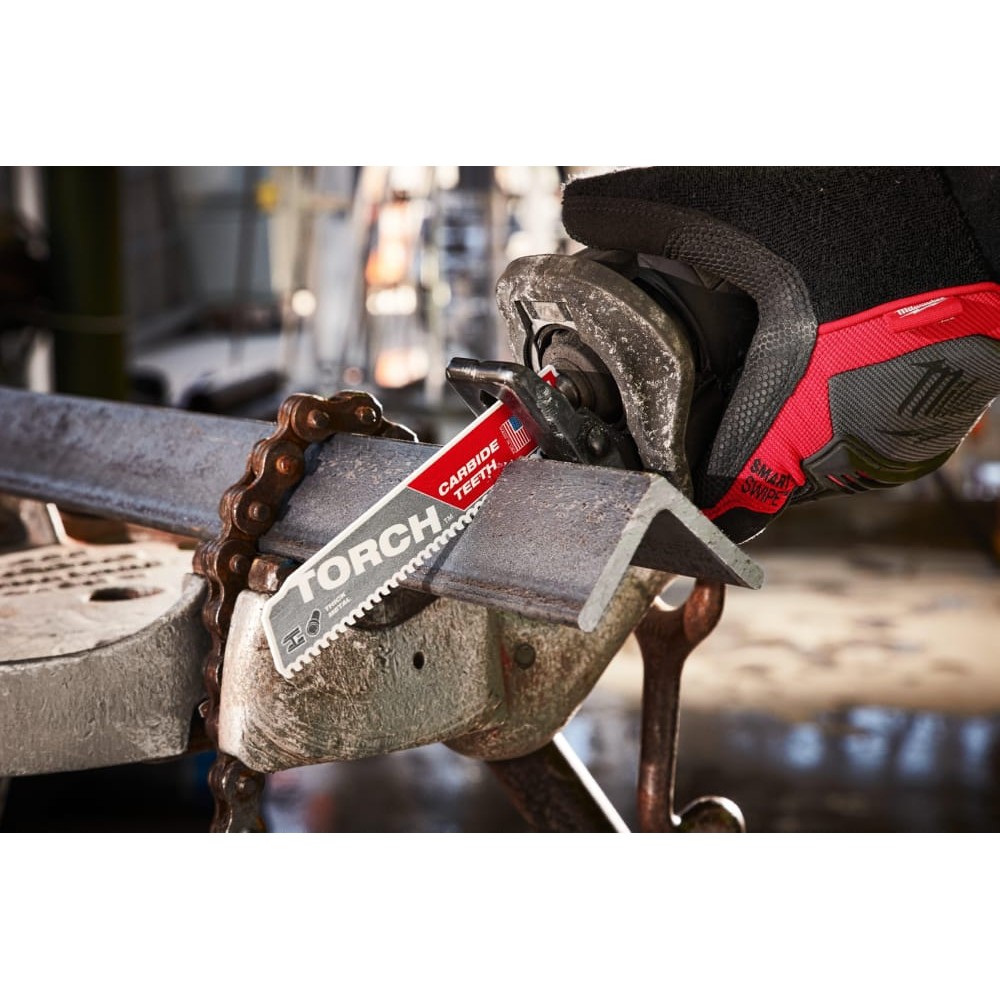 Полотно для шабельних пилок TORCH CARBIDE MILWAUKEE, 150х3,1мм, (метал)