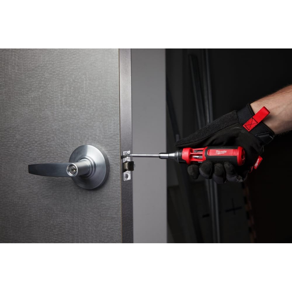 Викрутка універсальна з тріскачкою 9в1 (PH1, PH2, PZ1, PZ2, Torx®15, Torx®20, SL5.5) MILWAUKEE