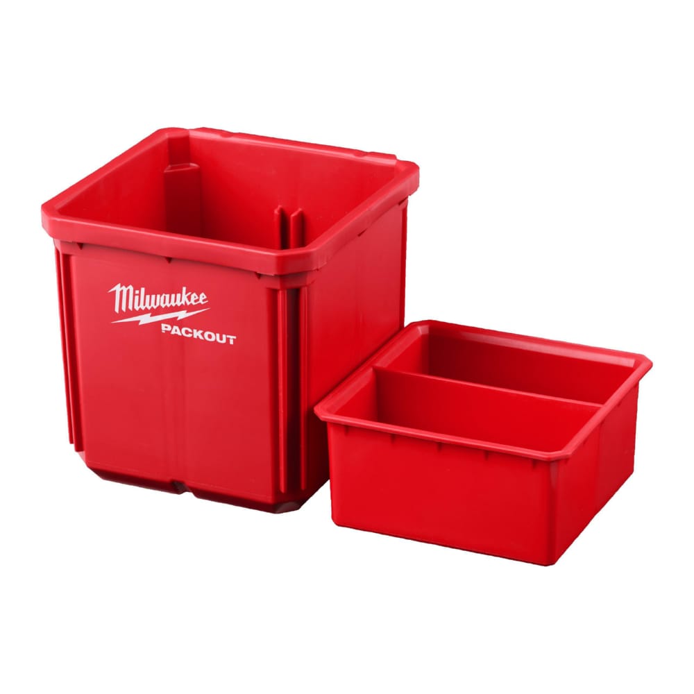 Контейнер для зберігання дрібних деталей 10x10см PACKOUT MILWAUKEE (46x102x102мм) (2шт)
