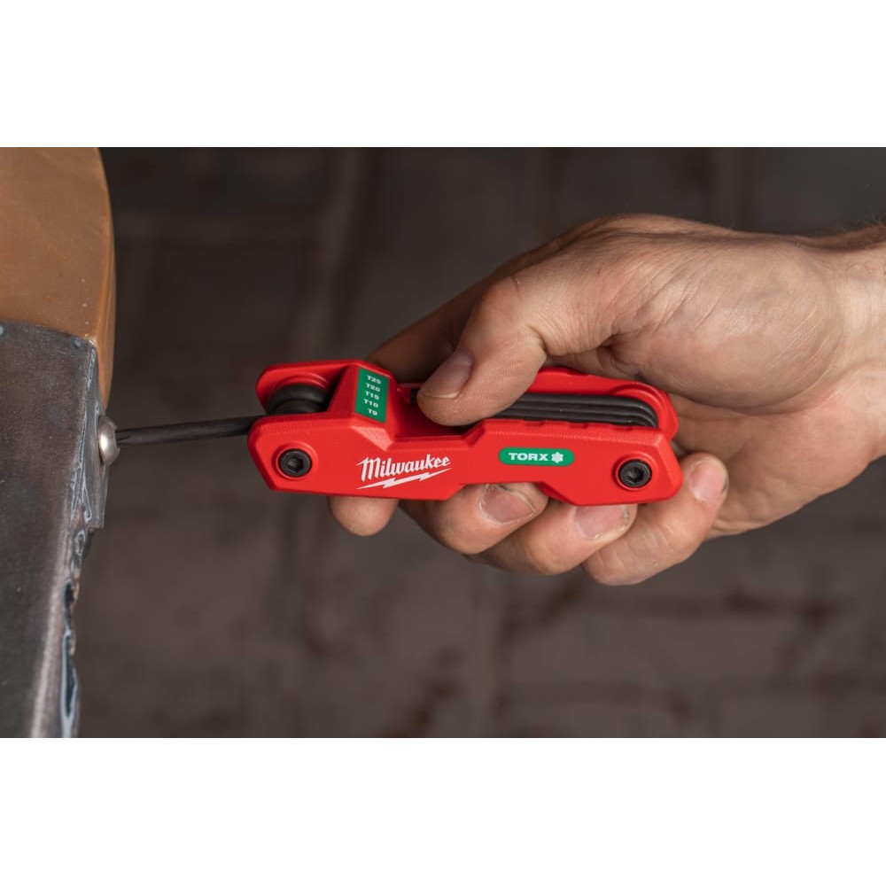 Набор ключей складных шестигранных TORX MILWAUKEE, (8шт)