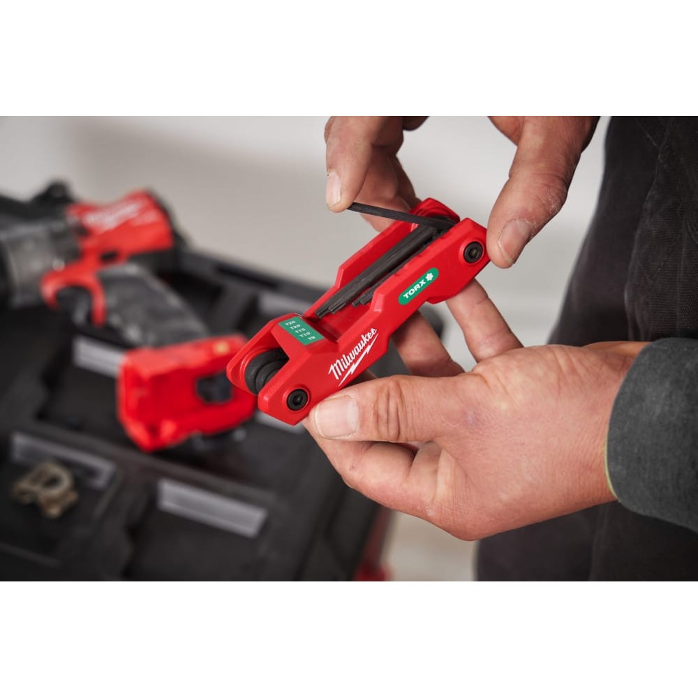 Набор ключей складных шестигранных TORX MILWAUKEE, (8шт)