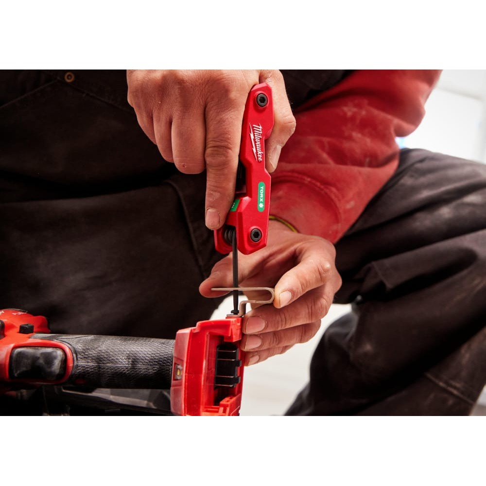Набор ключей складных шестигранных TORX MILWAUKEE, (8шт)