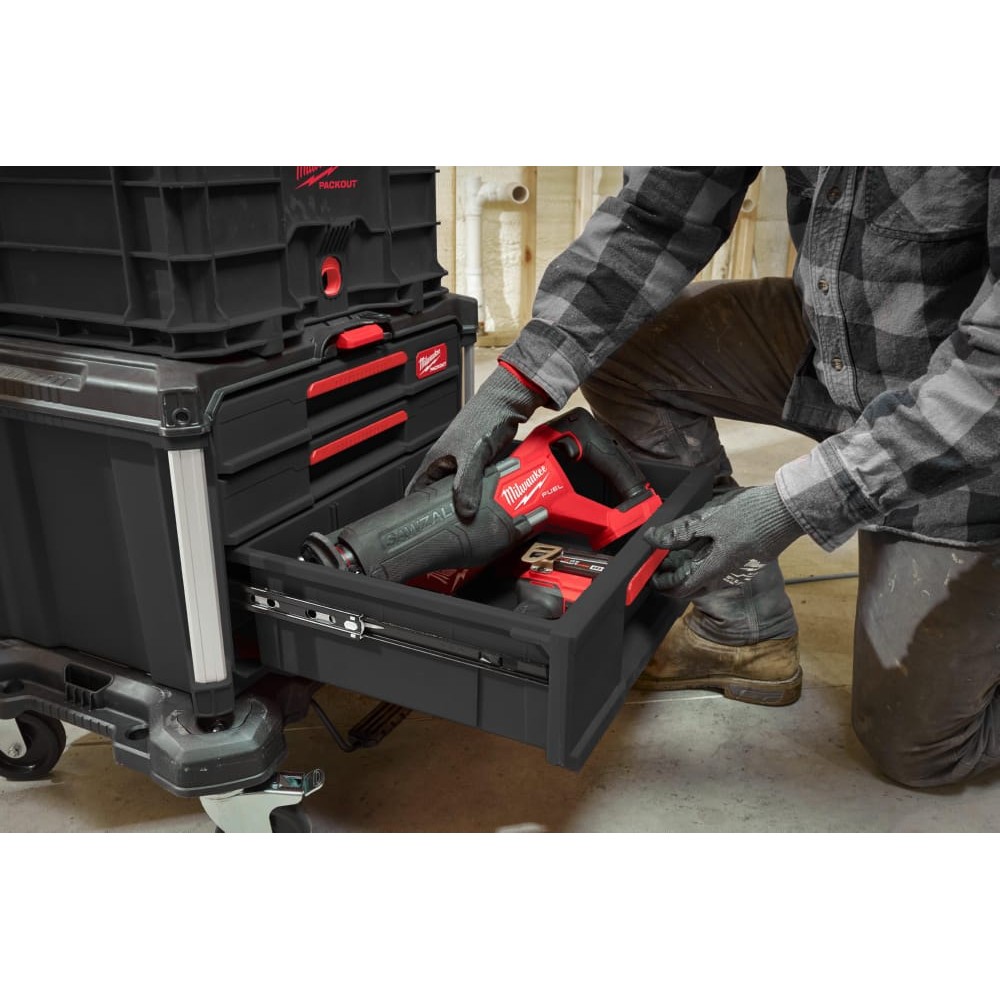Ящик для інструменту з 4-ма висувними відсіками PACKOUT MILWAUKEE DRAWER BOX (560x410х363мм)