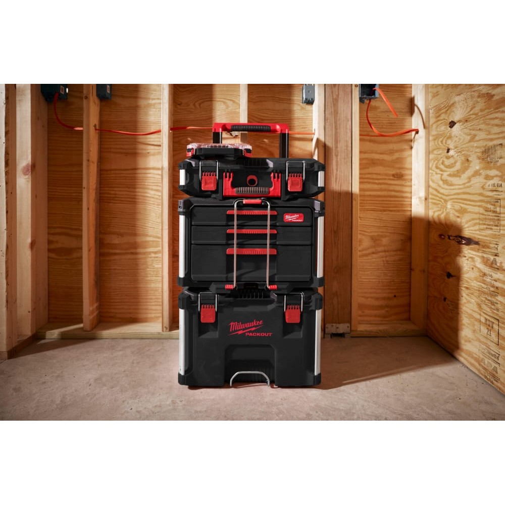 Ящик для інструменту з 4-ма висувними відсіками PACKOUT MILWAUKEE DRAWER BOX (560x410х363мм)