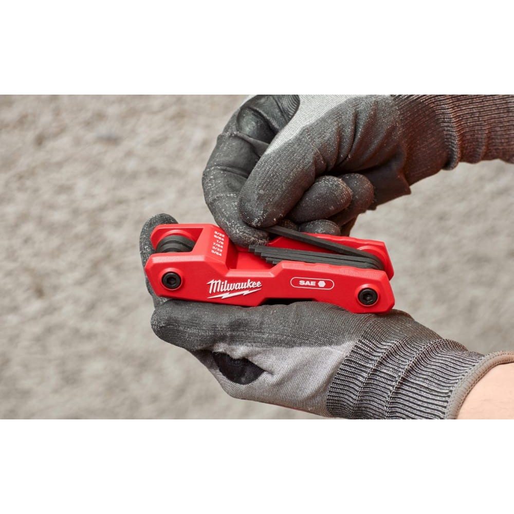 Набір ключів складаних шестигранних HEX MILWAUKEE (1,5-8мм) (8шт)