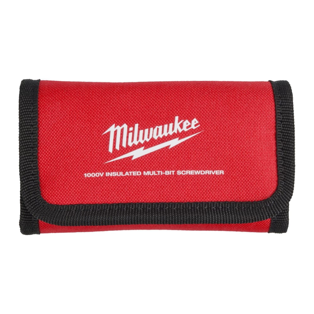 Набор отверток прецезионных изолированных VDE MILWAUKEE 8-в-1 (рукоятка VDE + 8 бит VDE)