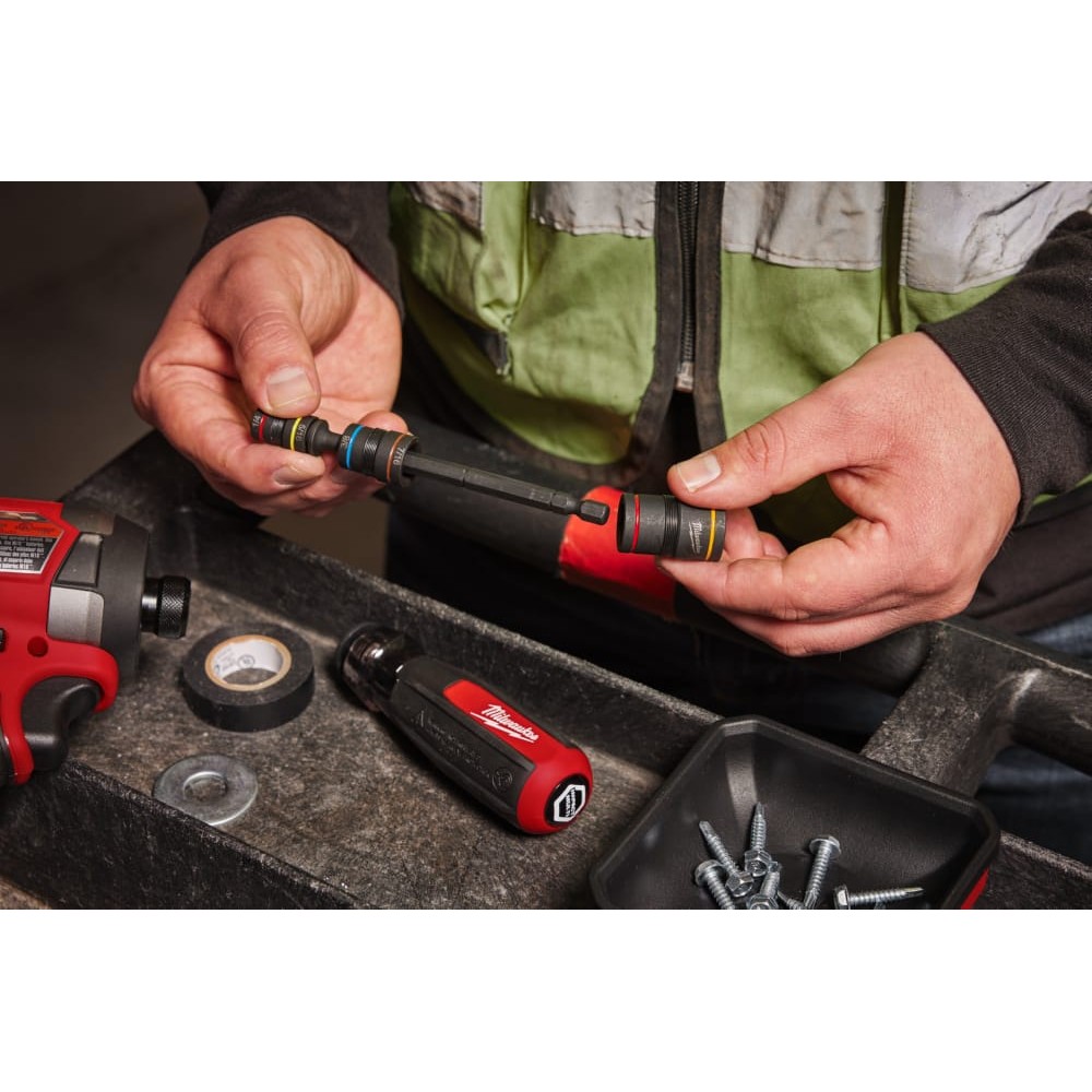 Викрутка магнітна ShW MILWAUKEE 6 в 1 Impact Multi-Nut Driver