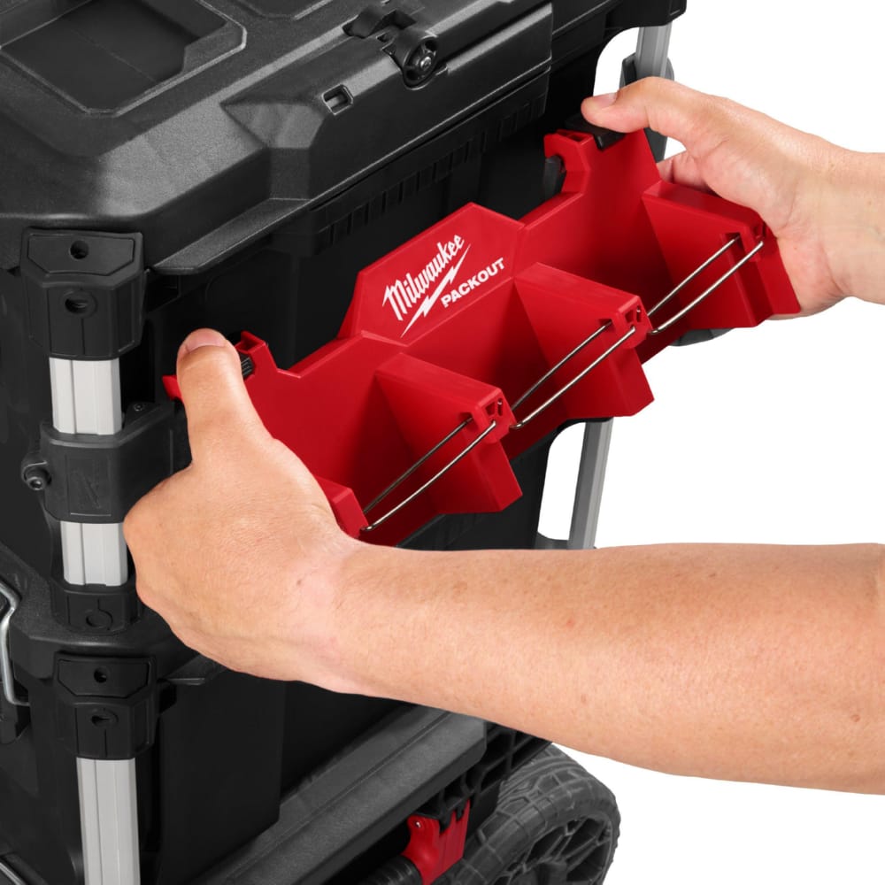 Утримувачі бічні для кейсів PACKOUT™ MILWAUKEE (2шт) для рівнів