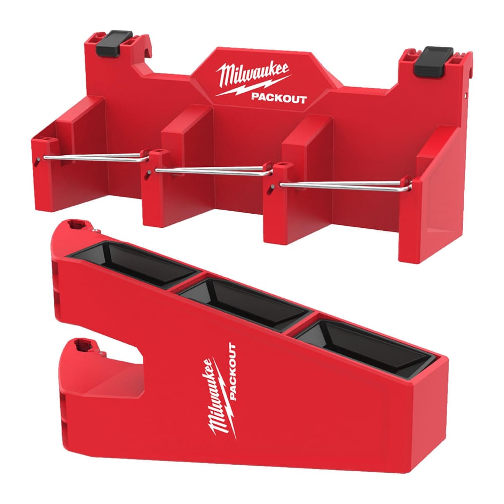 Утримувачі бічні для кейсів PACKOUT™ MILWAUKEE (2шт) для рівнів