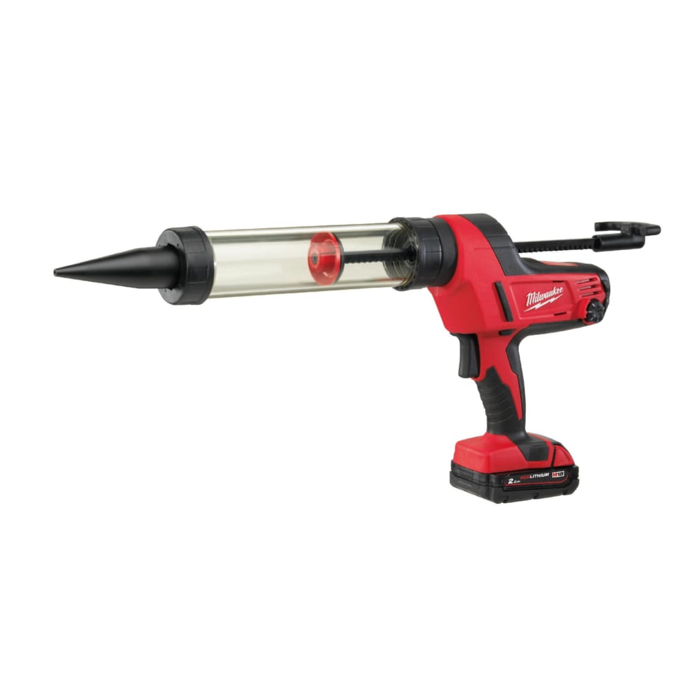 Пістолет для герметика акумуляторний MILWAUKEE C18 PCG/400T-201B (400мл) (ЗУ+1акк.Х2Ач+сумка)