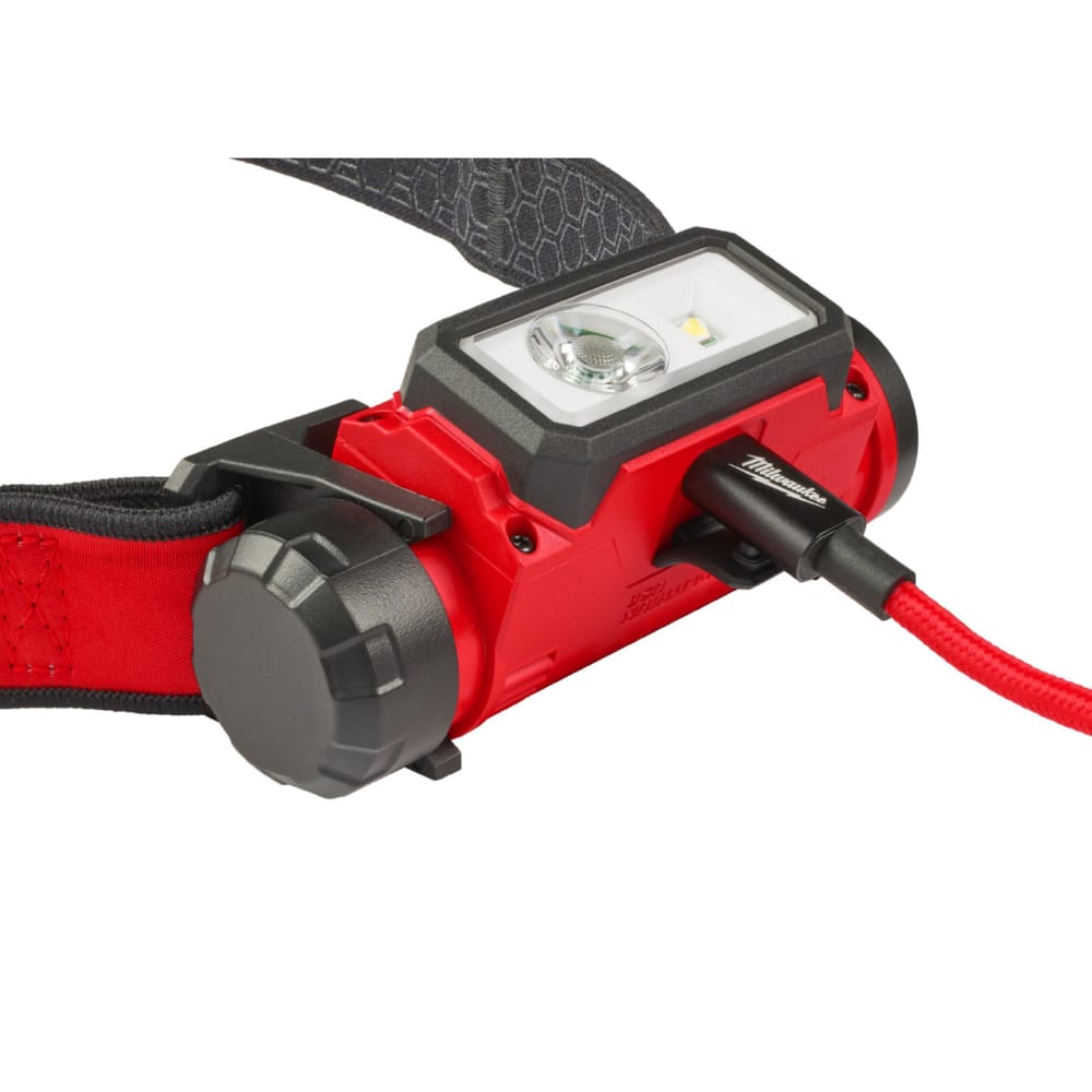 Ліхтар світлодіодний акумуляторний налобний (зарядка через USB) MILWAUKEE L4 HL2-301