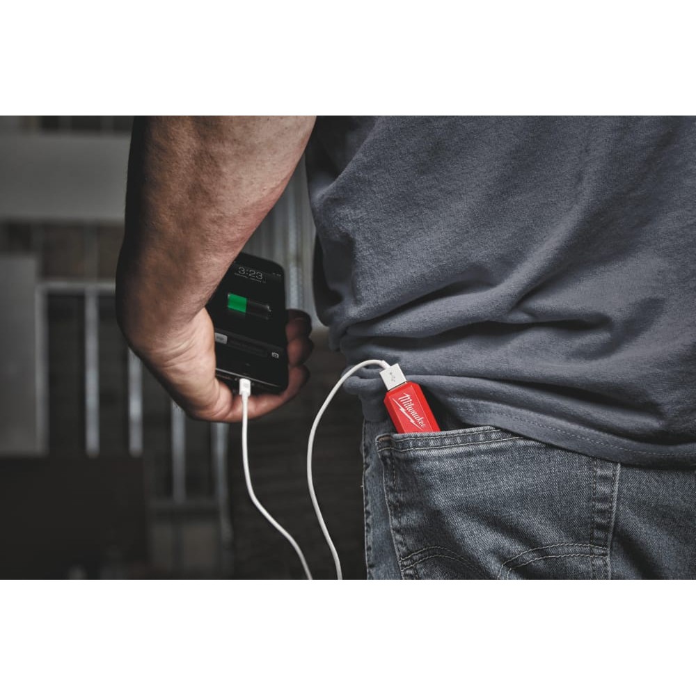 Акумулятор та зарядний пристрій (POWERBANK) 2,1А MILWAUKEE, L4 PPS-301, із зарядним пристроєм USB