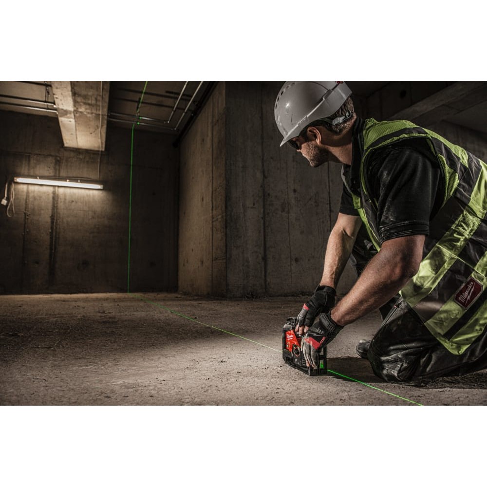 Нівелір лазерний акумуляторний 3D MILWAUKEE, M12 3PLKIT-401P, (заміна на 4933499379)