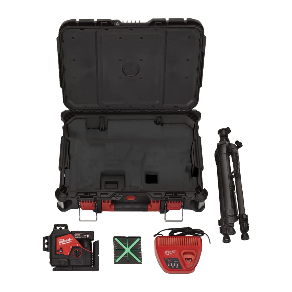 Нівелір лазерний акумуляторний 3D MILWAUKEE, M12 3PLKIT-401P, (заміна на 4933499379)