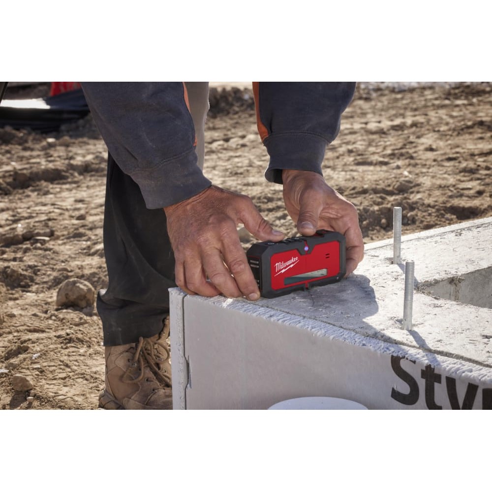 Нівелір лазерний акумуляторний 3D MILWAUKEE M12 A3PLO-0 (360˚, зелений промінь)