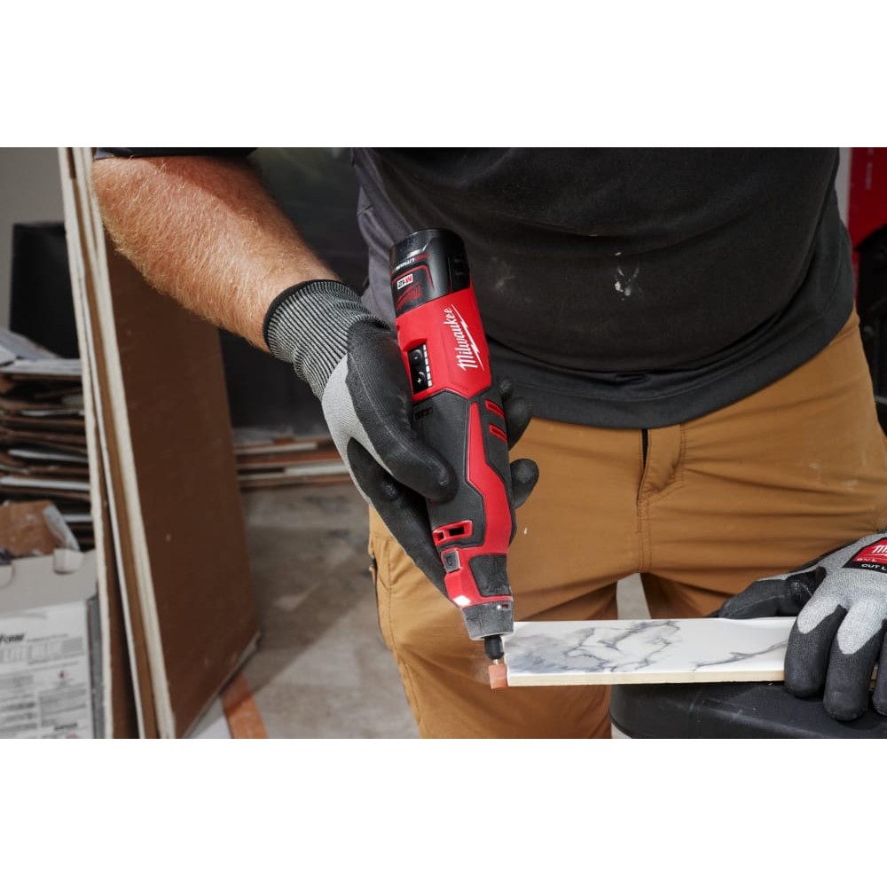 Машина прямошліфувальна акумуляторна безщіткова MILWAUKEE M12 BLROT-0 (каркас)