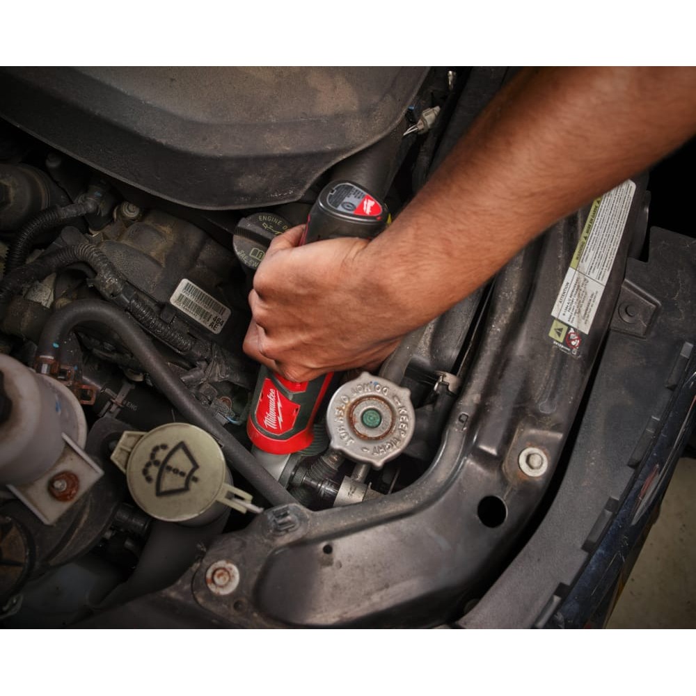 Шуруповерт кутовий ударний акумуляторний MILWAUKEE M12 BRAID-0 (68Нм)(каркас)