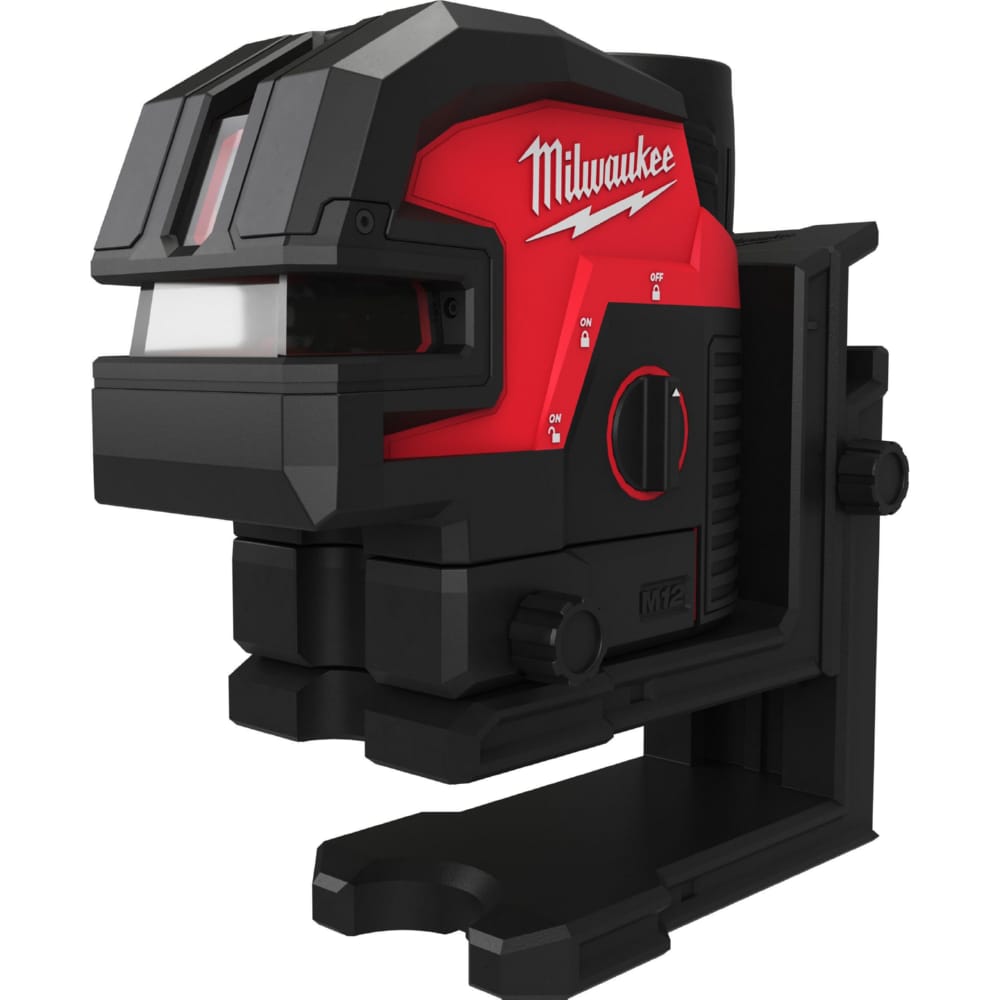 Нівелір 4х точковий лазерний акумуляторний MILWAUKEE M12 CLL4P-301C (зелений промінь) (ЗУ+1Х3Ач+кейс)