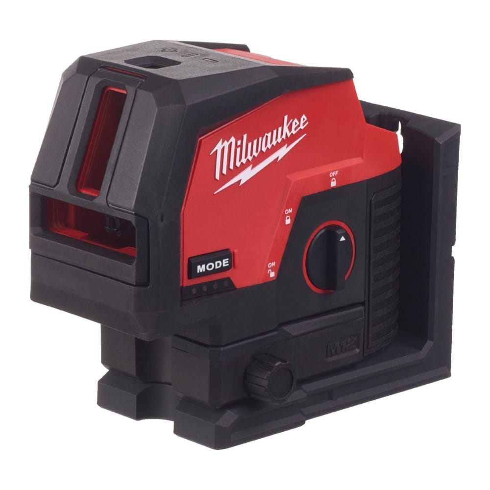 Нивелир линейно-точечный аккумуляторный MILWAUKEE M12 CLLP-301C (зелёный луч)