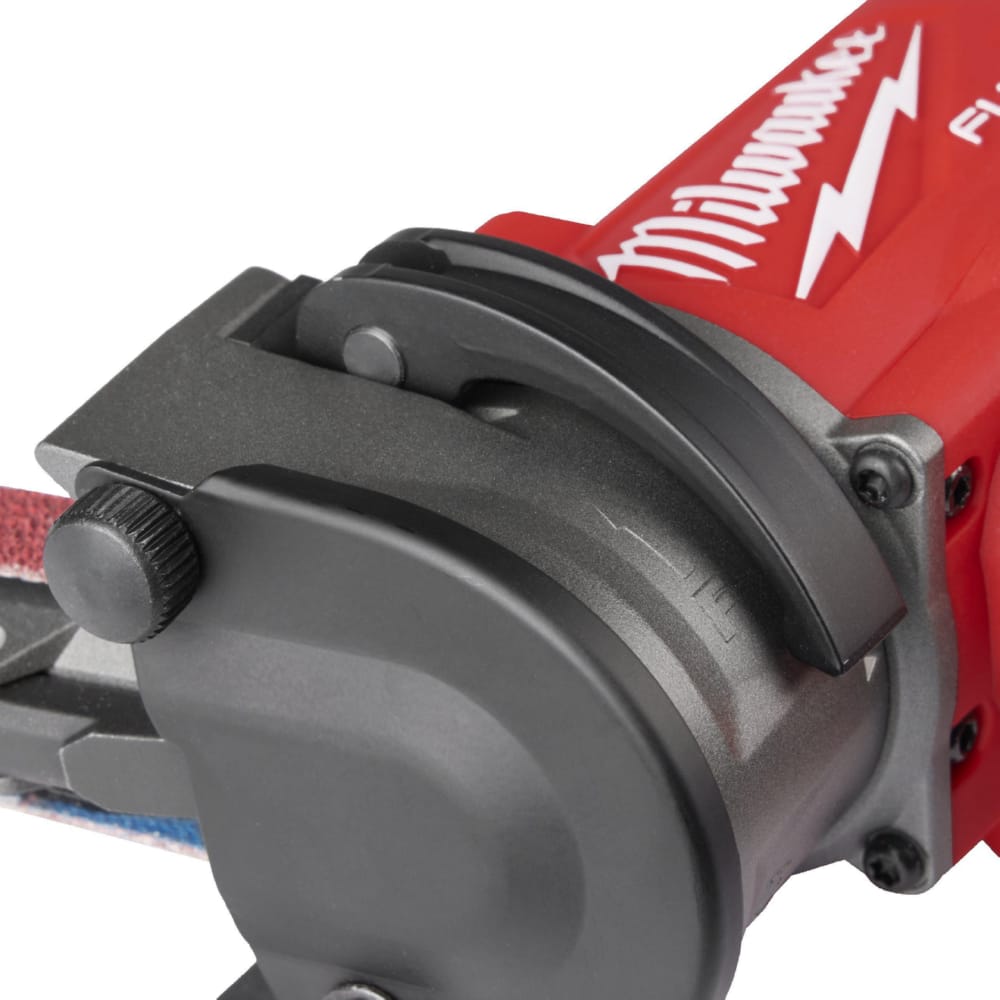 Шлифмашина ленточная аккумуляторная бесщеточная MILWAUKEE M12 FBFL13-402B (13мм) (ЗУ+2Х4Ач+сумка)