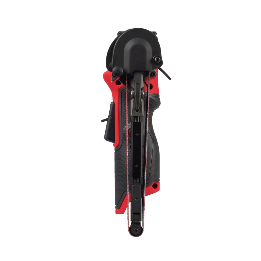 Шлифмашина ленточная аккумуляторная бесщеточная MILWAUKEE M12 FBFL13-402B (13мм) (ЗУ+2Х4Ач+сумка)