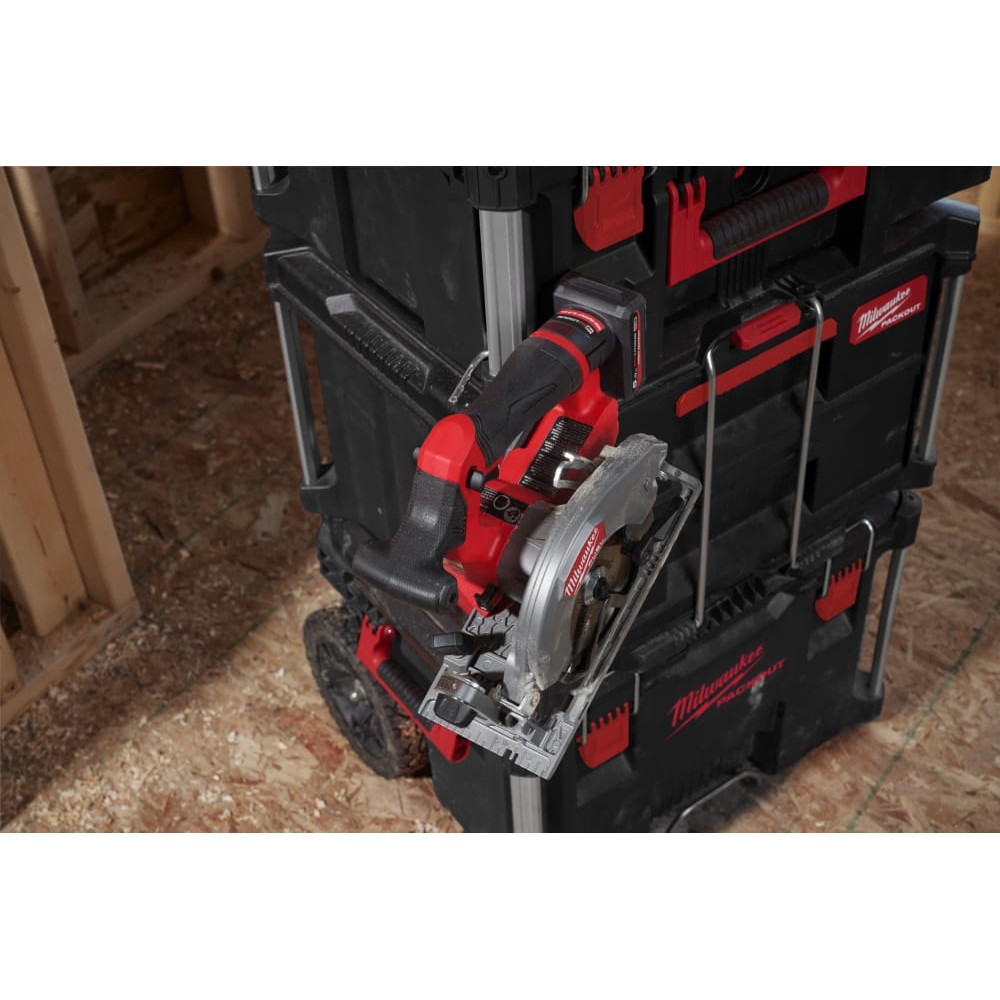 Пила дискова акумуляторна безщіткова MILWAUKEE M12 FCS442-502X, Ø140мм (ЗУ+2акк.Х5Ач+HDкейс)