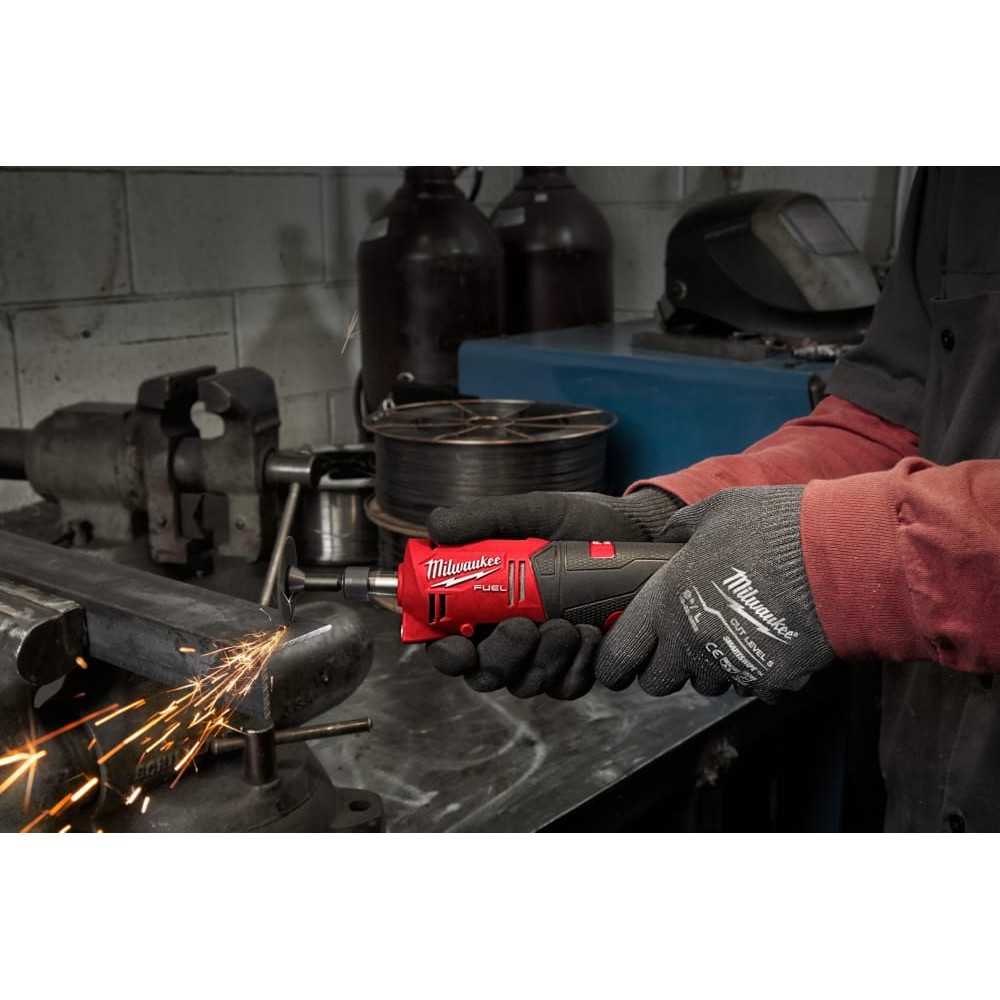 Машина прямошліфувальна акумуляторна безщіткова MILWAUKEE M12 FDGS-422B (ЗУ+2акк+сумка)