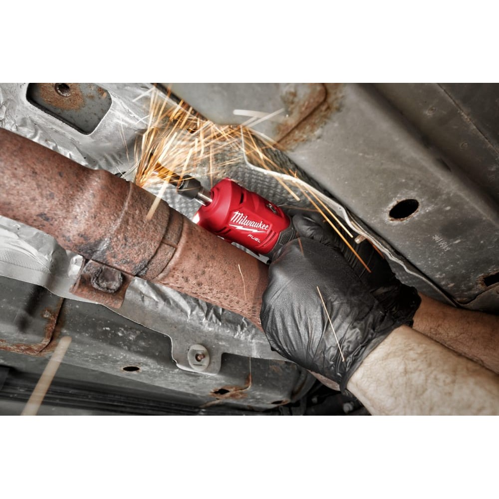 Машина прямошліфувальна акумуляторна безщіткова MILWAUKEE M12 FDGS-422B (ЗУ+2акк+сумка)