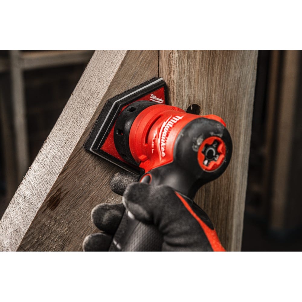 Шліфмашина вібраційна акумуляторна безщіткова MILWAUKEE M12 FDSS-422X (ЗУ+2акк.+HDкейс)