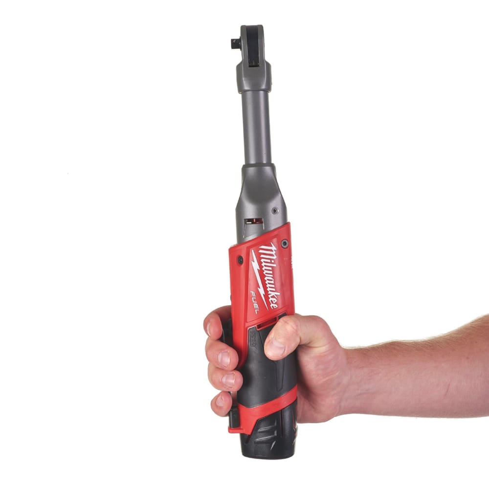 Трещётка аккумуляторная бесщёточная удлинённая MILWAUKEE 3/8\" (75 Нм) M12 FIR38LR-0 (каркас)