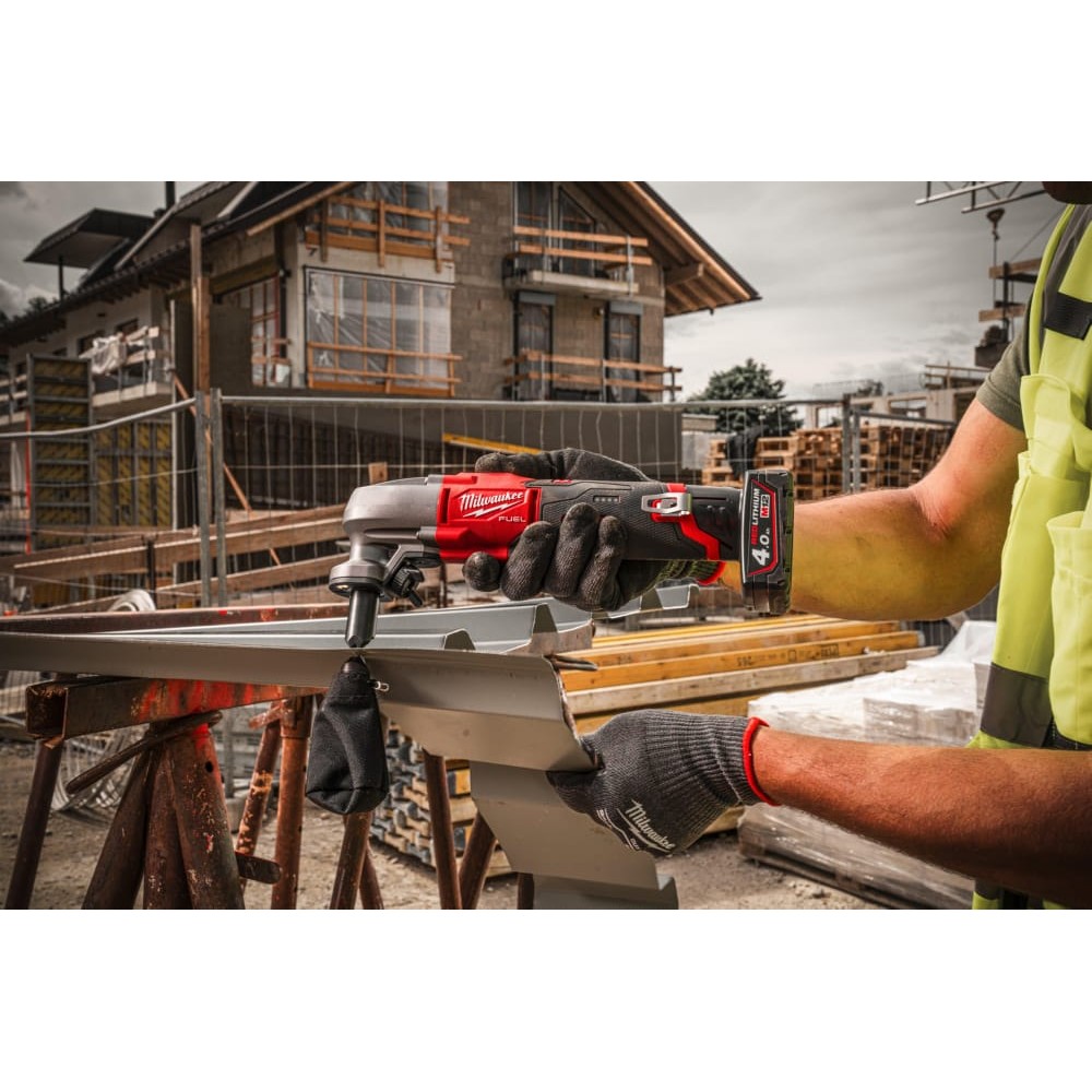 Ножницы по металлу аккумуляторные бесщёточный MILWAUKEE M12 FNB16-402X (ЗУ+2акк.Х4Ач+HDкейс)
