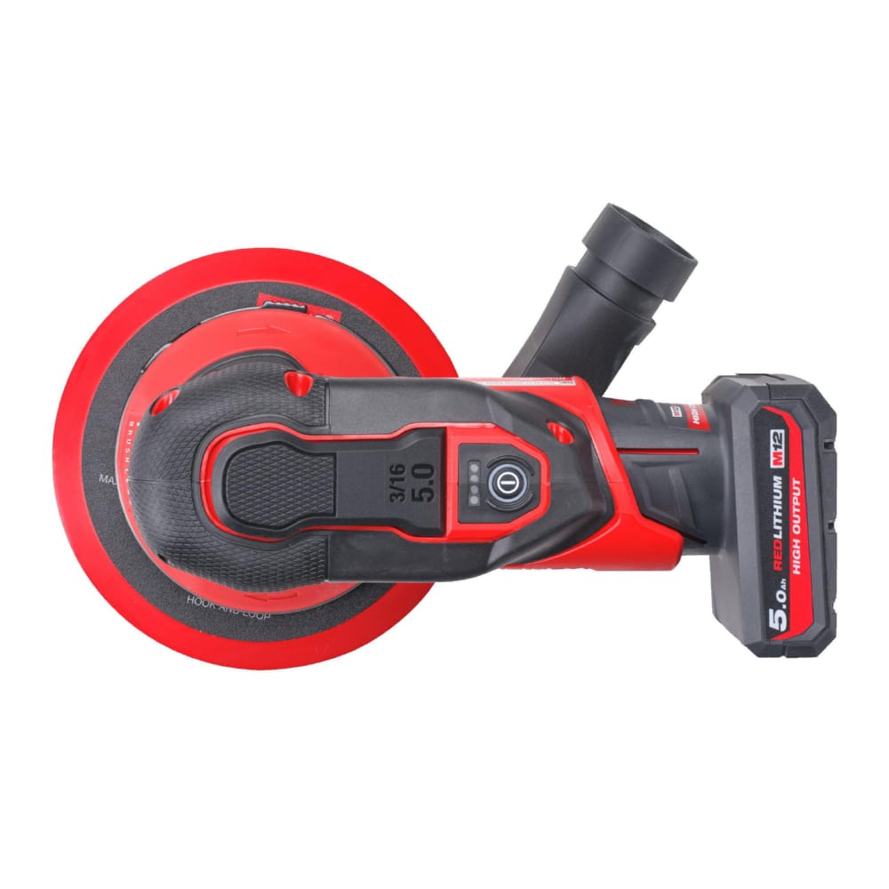 Шліфмашина ексцентрикова акумуляторна безщіткова MILWAUKEE M12 FROS5-0 Ø150мм (каркас)