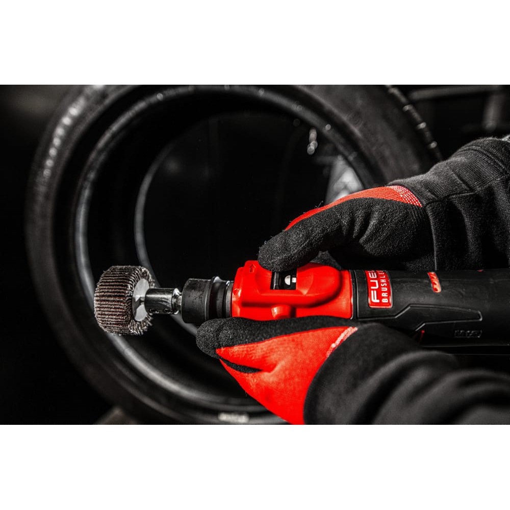 Машина прямошліфувальна акумуляторна безщіткова для обробки шин MILWAUKEE M12 FTB-0 (каркас)