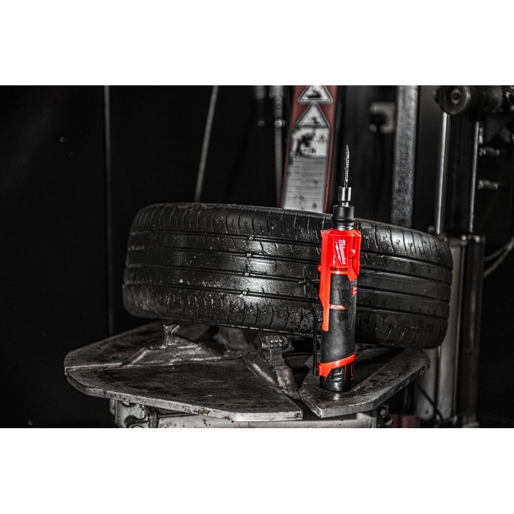 Машина прямошліфувальна акумуляторна безщіткова для обробки шин MILWAUKEE M12 FTB-0 (каркас)