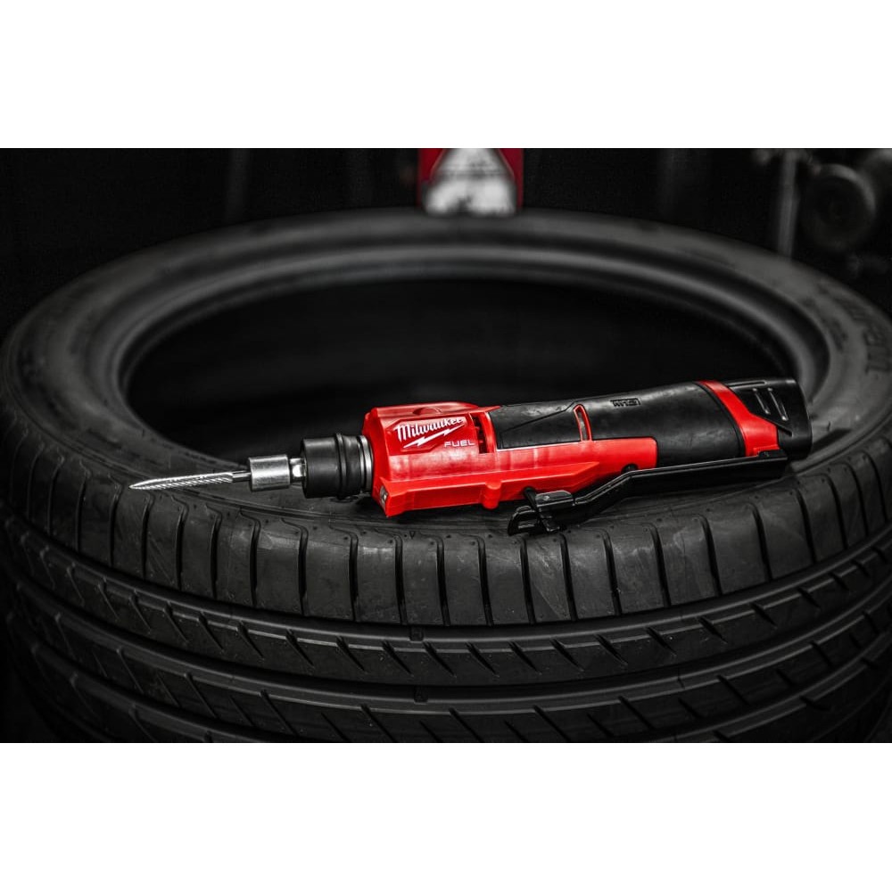 Машина прямошліфувальна акумуляторна безщіткова для обробки шин MILWAUKEE M12 FTB-0 (каркас)