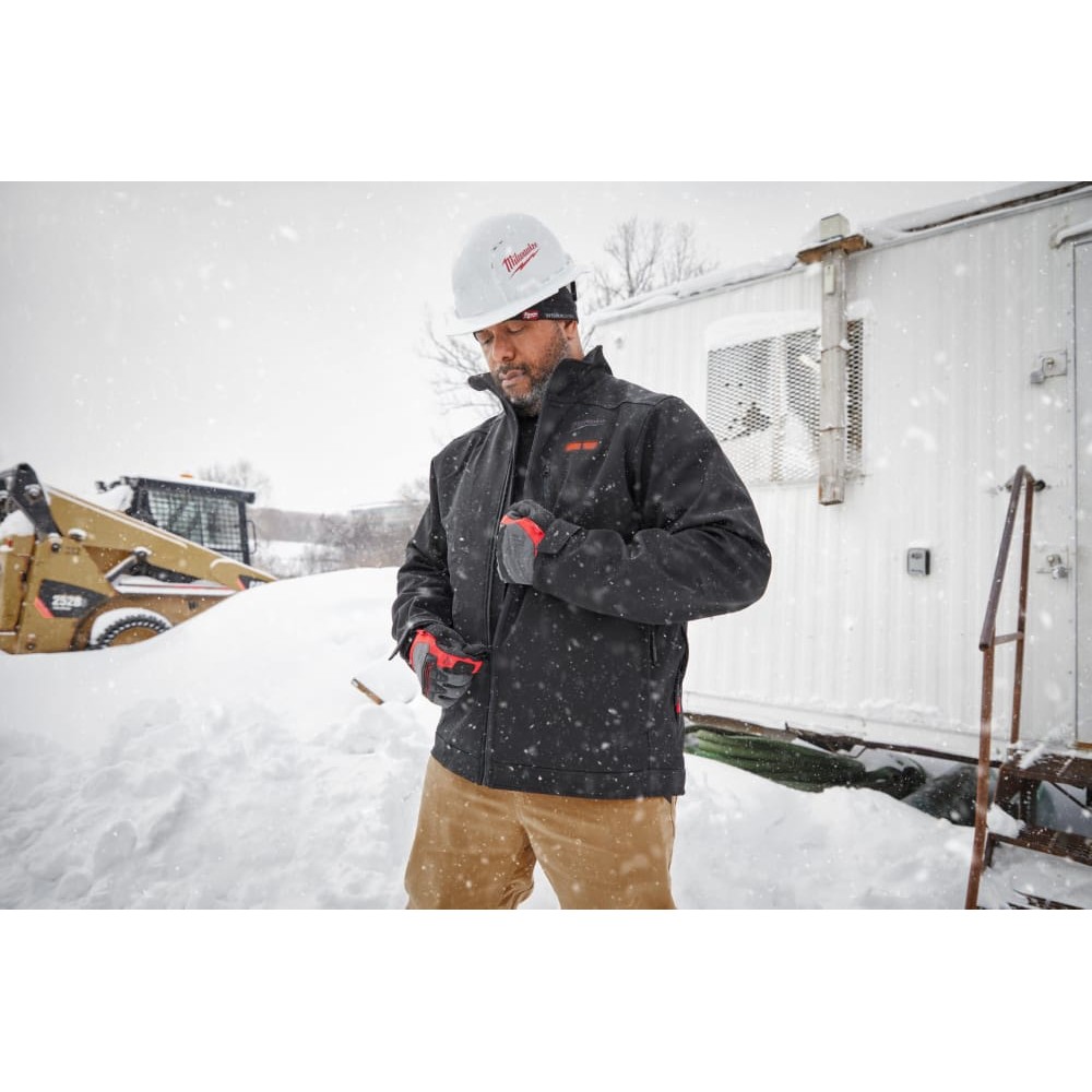 Куртка с подогревом  MILWAUKEE, M12 HJBL5-0 (S), черная (размер S)