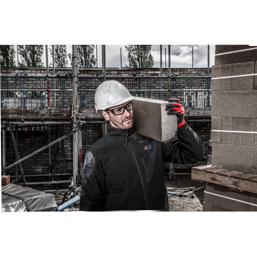 Куртка с подогревом  MILWAUKEE, M12 HJBL5-0 (S), черная (размер S)