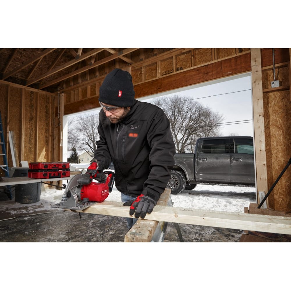 Куртка с подогревом  MILWAUKEE, M12 HJBL5-0 (S), черная (размер S)
