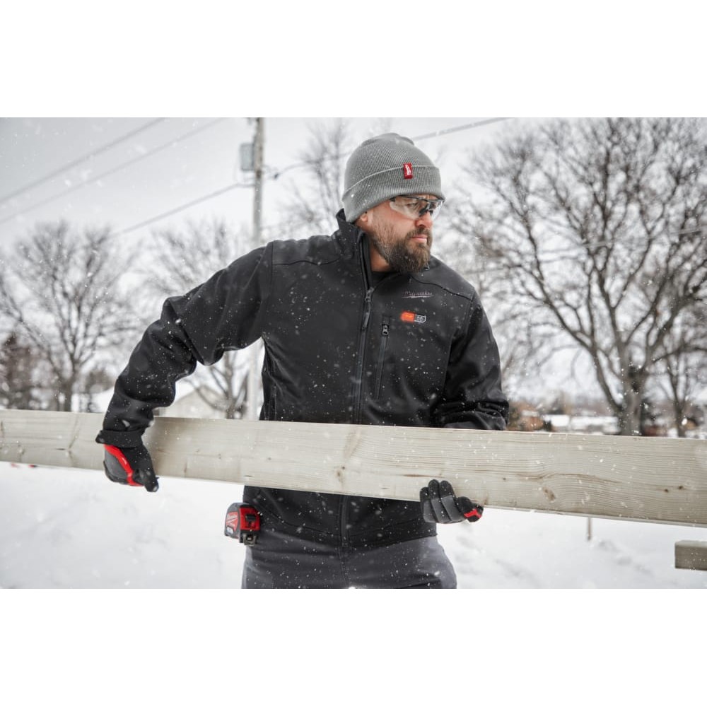 Куртка с подогревом  MILWAUKEE, M12 HJBL5-0 (S), черная (размер S)