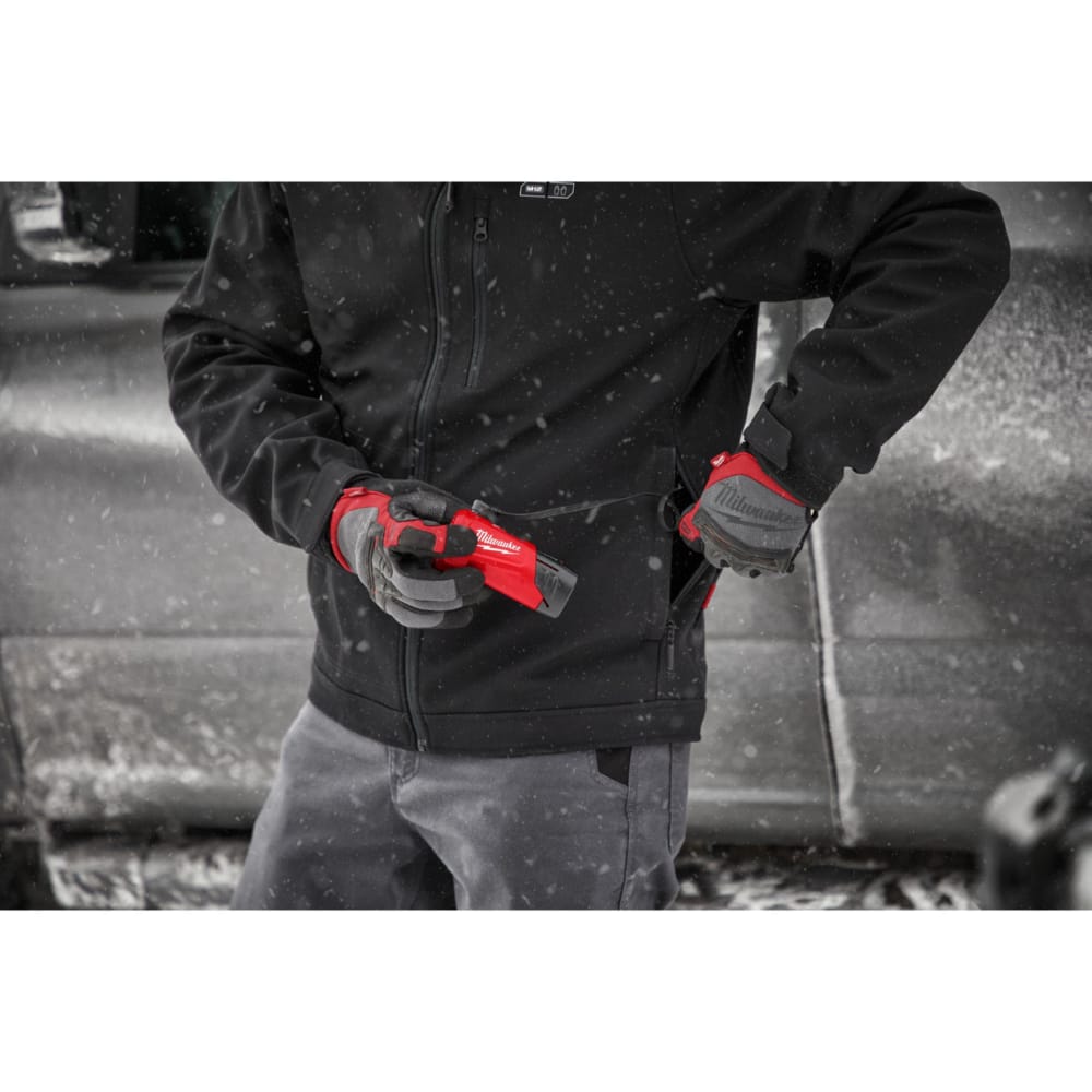 Куртка с подогревом  MILWAUKEE, M12 HJBL5-0 (S), черная (размер S)