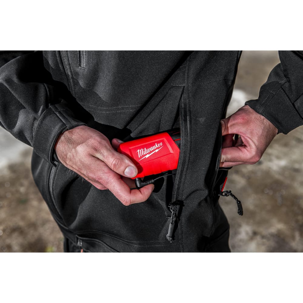Куртка с подогревом  MILWAUKEE, M12 HJBL5-0 (S), черная (размер S)