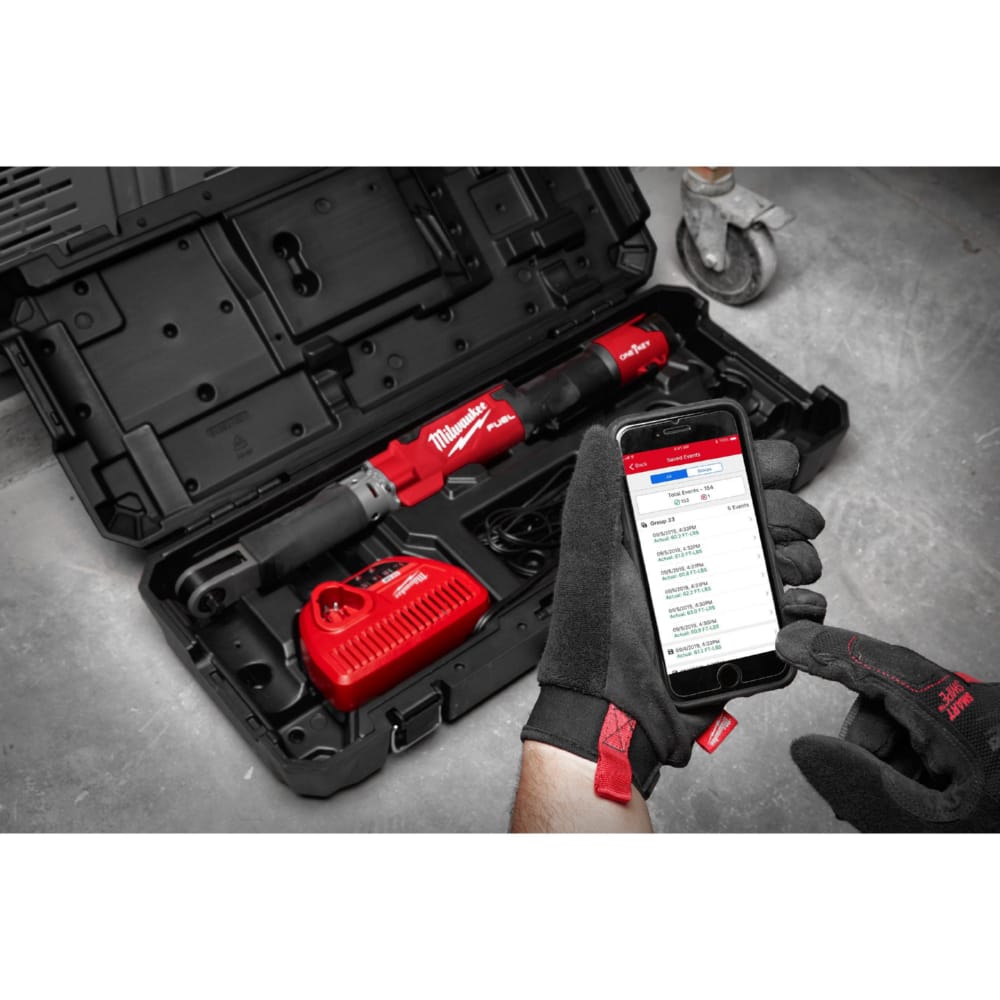 Ключ динамометричний електронний MILWAUKEE 3/8'' (13.6 - 135.6Нм) M12 ONEFTR38-201C(ЗУ+2Х2Ач+кейс)