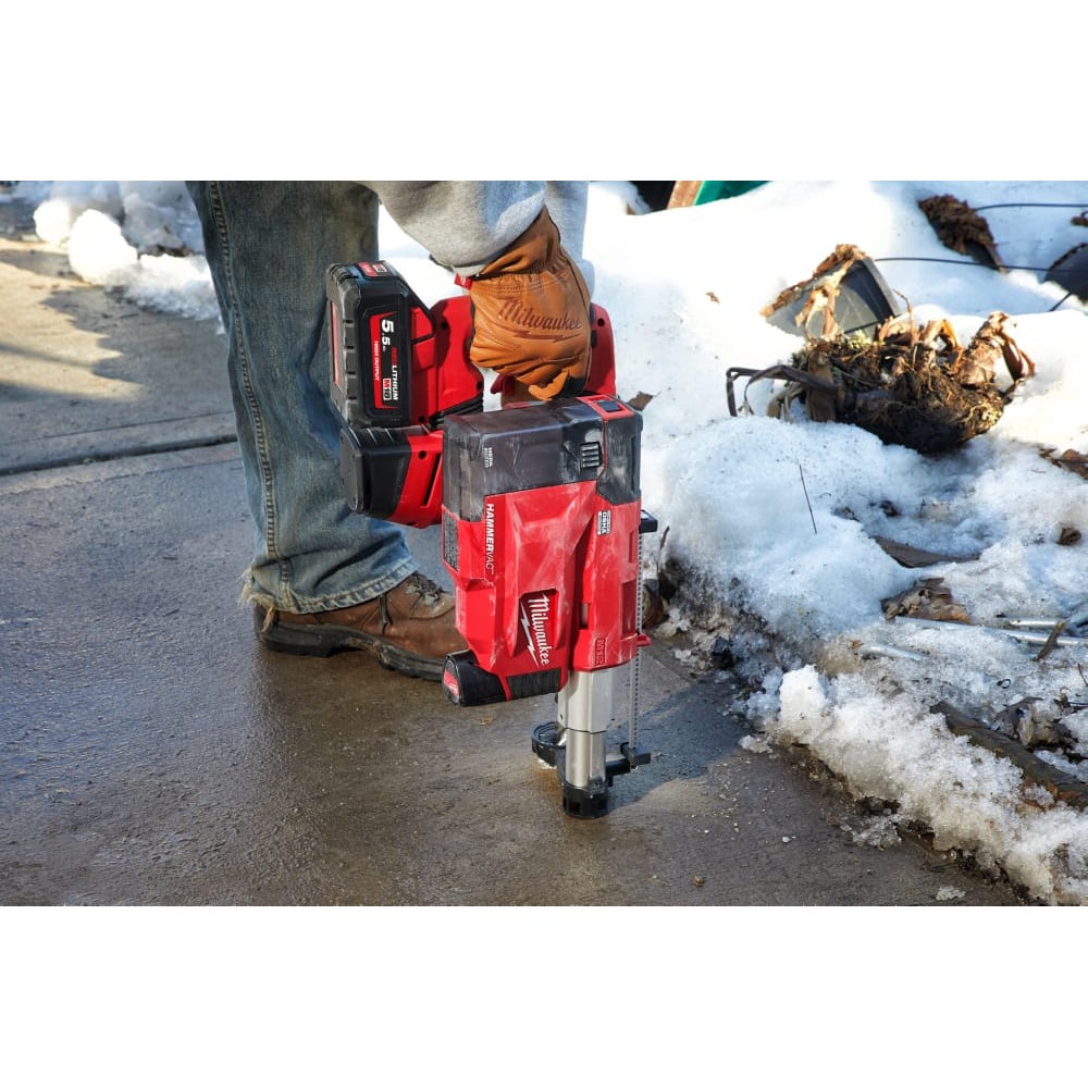 Система видалення пилу акумуляторна MILWAUKEE M12 UDEL-201B (L-клас) (ЗУ+1акк.Х2Ач+сумка)