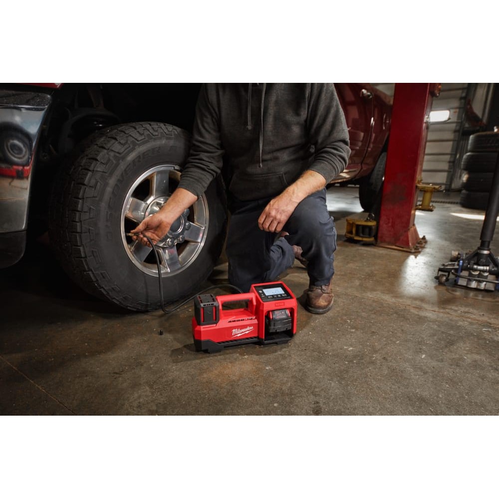 Компрессор воздушный аккумуляторный бесщеточный MILWAUKEE M18 BI-0 (каркас)