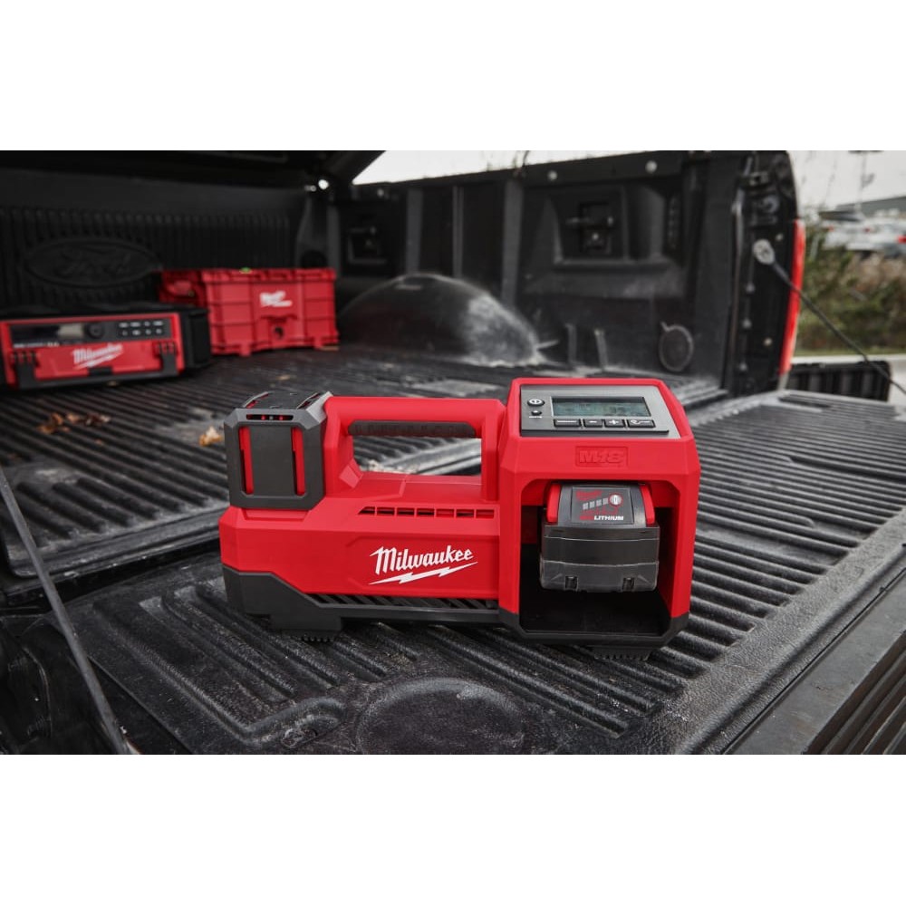 Компрессор воздушный аккумуляторный бесщеточный MILWAUKEE M18 BI-0 (каркас)