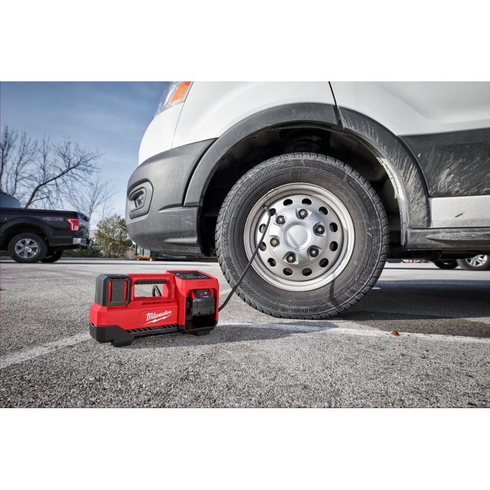 Компрессор воздушный аккумуляторный бесщеточный MILWAUKEE M18 BI-0 (каркас)