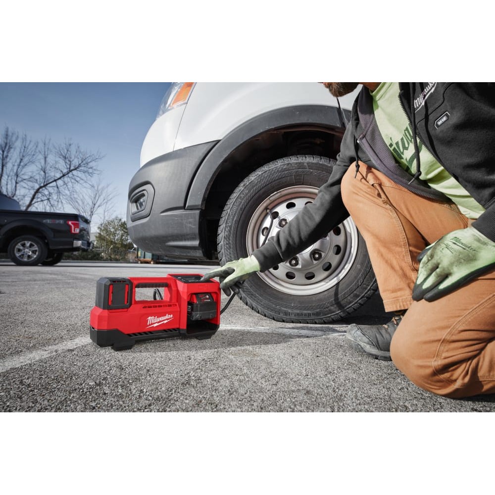 Компрессор воздушный аккумуляторный бесщеточный MILWAUKEE M18 BI-0 (каркас)
