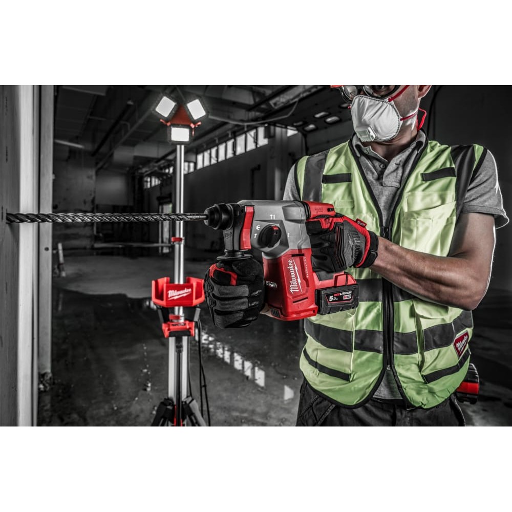 Перфоратор аккумуляторный бесщёточный SDS-PLUS MILWAUKEE M18 BLH-502X (2,3 Дж) (ЗУ+2ак.Х5Ач+HDкейс)