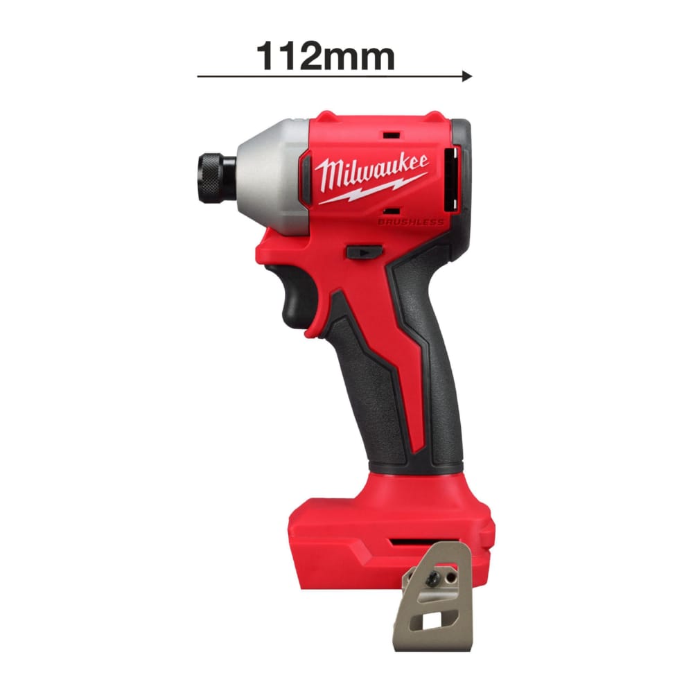 Шуруповерт ударний акумуляторний безщітковий MILWAUKEE (190 Нм) M18 BLIDRC-402C (ЗУ+2ак.4Ач+кейс)