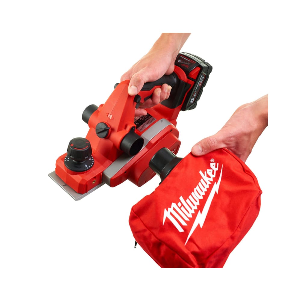 Рубанок акумуляторний безщітковий MILWAUKEE M18 BP-402C (ЗУ+2акк.Х4Ач+кейс)